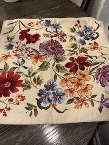 Fodera Gobelin 2er Set Kissenbezüge Vintage Casa Italia Blumen - Bild 1 von 8