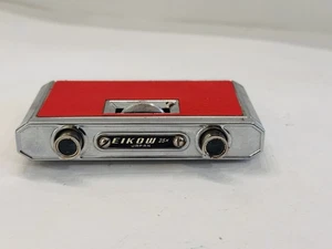Vintage Eikow Travelers Opera Glasses Collapsible Binoculars 2.5 X 25 Red JAPAN - Picture 1 of 9