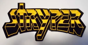 Stryper Bügelbild Patch bestickt Vintage NEU groß gelb & schwarz Attack 80er - Bild 1 von 5