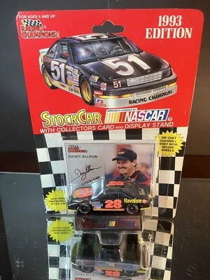 Error Davey Allison #28 Texaco Havoline 1993 Ford Thunderbird Sticker Decals - Image 1 of 3