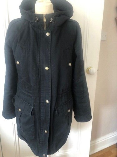 Parka nero in cotone con cappuccio 'Michael Kors' taglia S