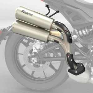 INDIAN OEM FTR 1200 HIGH MOUNT SLIP-ON AKRAPOVIC EXHAUST P/N 2883519 - Picture 1 of 3