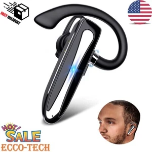 Bluetooth Earphone Handsfree Mic Wireless Headset Headphone Earpiece Earbud - Picture 1 of 15