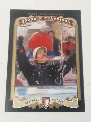 Jack Morris Twins Tigers Blue Jays 2012 Upper Deck Goodwin Champions Card #75 - Image 1 of 2