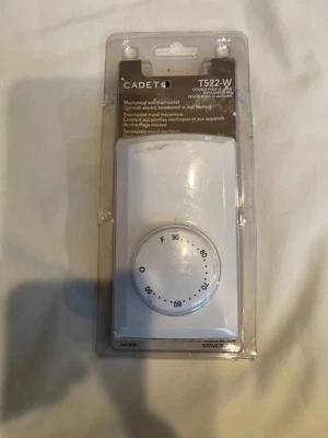 Cadet T522-W Double-pole (4 wire)22 Amp Line Voltage 120/240/208-volt Mechanica - Image 1 of 3