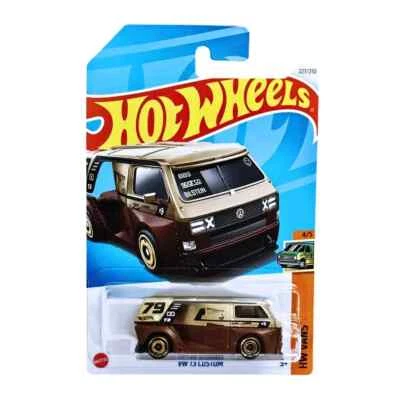 Hot Wheels VW T3 CUSTOM Mainlines 2024 + Toyota Van Hot Wheels 1985 ¡Como nuevo! Foto 1 de 2