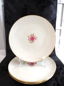 Elegant 1960's Vintage Lenox "ROSELYN" Bone China 10.25" Dinner Plates~Set of 4 - Picture 1 of 3