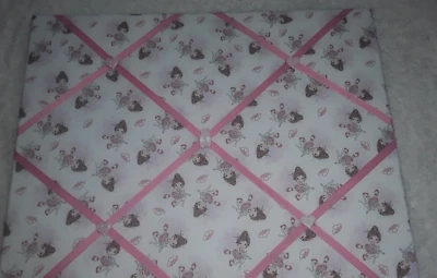 Cute 'Precious Moments' Ballerina Memory Board with Matching Button Accents - Image 1 of 2