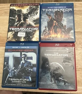 Terminator 4 film collection Blu ray & Dvd Judgement Day Genisys 1 & 2 - Picture 1 of 12