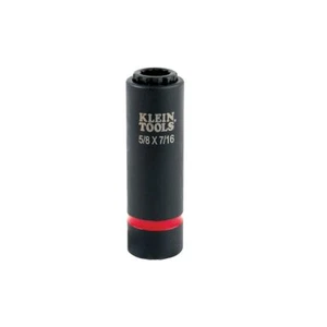 Klein Tools 66012 2-in-1 Impact Socket, 12-Point, 5/8 and 7/16-Inch - Picture 1 of 10