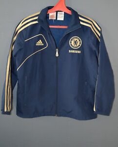 Chelsea 2012/2013 Fooball Presentation Jacket Coat Mens Blue Size Youth S 5/5
