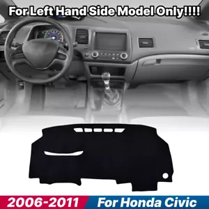 Alfombrilla antideslizante para tablero de instrumentos LH para Honda Civic 2006-2011 - Imagen 1 de 5
