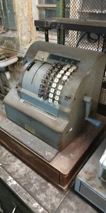 Vintage Soviet union cashier machine cash register old USSR russian retro shop - Picture 1 of 1