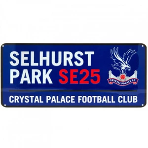 Letrero de calle Crystal Palace FC BL Navidad y cumpleaños regalo ideas fanático - Imagen 1 de 4