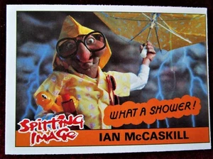 IMAGEN ESCUPIDORA - Tarjeta #22 - "IAN MCCASKILL - ¡QUÉ DUCHA!" - TOPPS 1990 - Imagen 1 de 2