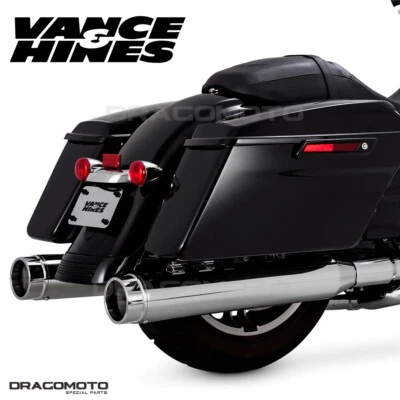 Harley FLHR 1750 ABS Road King 107 2017-2022 Torquer 450 escape Vance & Hine... Foto 1 de 4