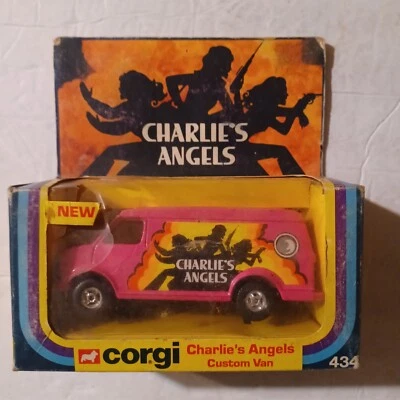 CORGI CHARLIE'S ANGELS Diecast Pink Van #434 Foto 1 de 4