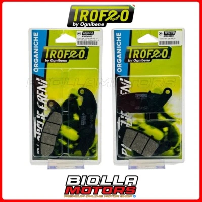 Honda MSX GROM ABS 125 2017 FRONT + REAR TROPHY BRAKE PAD KIT 43 - Image 1 of 4