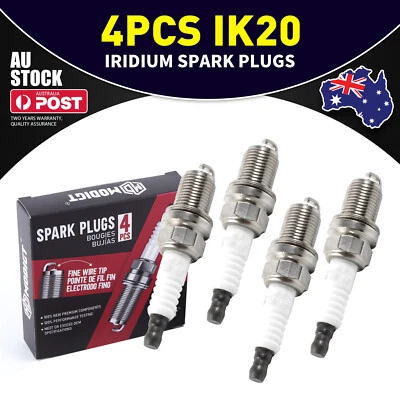 4x  IRIDIUM Spark Plugs IK20 for '96~'04 Kia Sportage 2.0L FE 4cyl - image 1 of 4