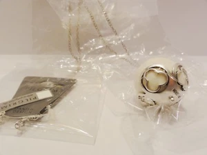 Pilgrim Skanderborg Silver Base Metal Large Orb Necklace 9831 - Picture 1 of 3
