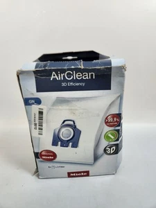 Miele 10123210 AirClean 3D Efficiency Dust Bag Type GN 4 Bags & 2 Filters White - Picture 1 of 3