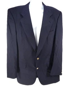 Abrigo deportivo Burberry Blazer chaqueta para hombre 44R 100 % lana azul marino 2 botones dorado - Imagen 1 de 10