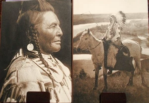 Chiefs & Warriors + Great Plains beide von Edward S. Curtis - Bild 1 von 2