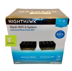 NEW & SEALED NETGEAR Whole Home Nighthawk Mesh Wifi 6 System Router AX3000 MK72 - Picture 1 of 6