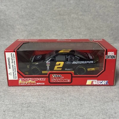 VTG NASCAR #2 Rusty Wallace Ford Die Cast Racing Champions Stock Car 1:24 1995 - Image 1 of 4