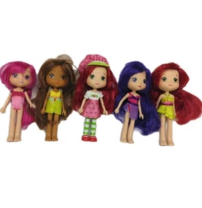 Strawberry Shortcake 6 Inch Dolls Berry Best Friends Lot of 5 2008 - Picture 1 of 13