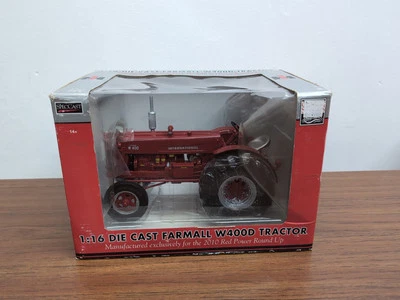 1/16 SpecCast Toy Farmall W400D Tractor 2010 Red Power Round Up  - Image 1 of 3