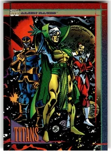 1993 Marvel Super Heroes Trading Card Alien Races #120 Titans - Picture 1 of 4