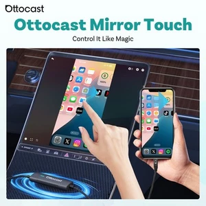 Ottocast Mirror Touch *Bi-Control Car&Phone Mirroring *Wireless Carplay Ai box - Imagen 1 de 16