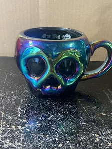 Taza de café cerámica iridiscente UNA MANZANA BAD Blancanieves veneno manzana - Imagen 1 de 3