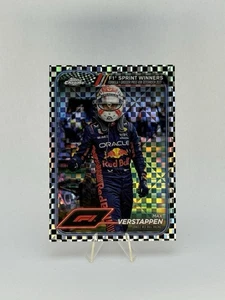 2024 Topps Chrome Formula 1 - Sprint Winners Max Verstappen #149 Checker Flag... - Picture 1 of 2