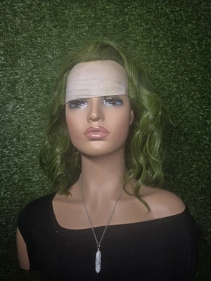 Peluca rizada verde The Joker Arthur Fleck disfraz para adultos disfraz de Halloween fiesta 152 Foto 1 de 4