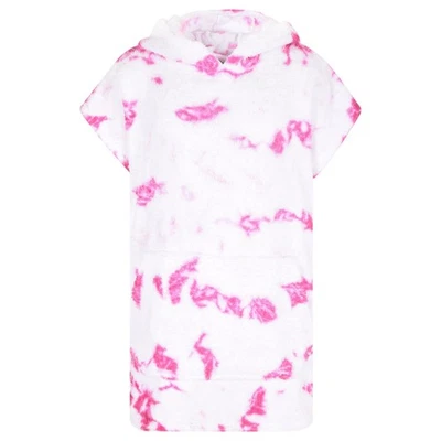 Toalla Poncho Albornoz Rosa Suave Playa Bata de Baño Niñas Niños Niños Regalo Foto 1 de 2