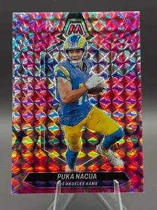 PUKA NACUA #130 Camuflaje Rosa Prizm 2024 Panini Mosaico RAMS - Imagen 1 de 5