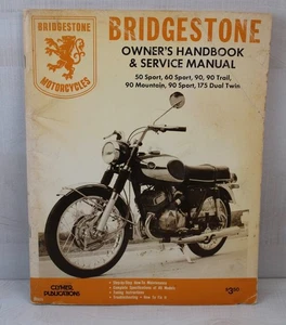 BRIDGESTONE 50 THRU 175cc TRAIL SPORT CLYMER HANDBOOK & SERVICE MANUAL VINTAGE - Picture 1 of 8