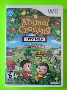 Animal Crossing City Folk Nintendo Wii no para reventa NFR - Imagen 1 de 4