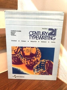 Century 21 Typewriting Third 3rd Edition Complete Course Vintage Book Training  - Picture 1 of 10