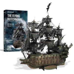 Piececool 3D Model Kits - The Flying Dutchman Pirate Ship Metal Puzzle Gifts - Picture 1 of 11