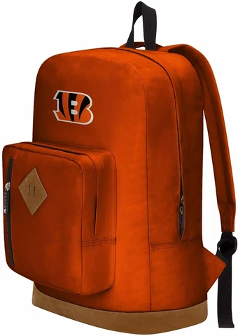 NWT NFL Cincinnati Bengals Playbook Design Travel School Backpack Cover