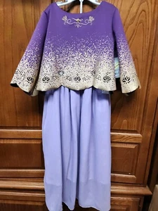 Girls' Disney Jasmine Dress - Purple Size 13- Disney Store - Picture 1 of 7