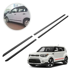 para KIA SOUL II 2013-2018 CROSSOVER MOLDURAS TIRAS DE PUERTA BARRA LATERAL ABS - Foto 1 di 7