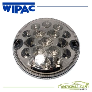 For Land Rover 90/110 Defender NAS 95mm Smoke LED Round Rear Stop/Brake Light - Picture 1 of 1