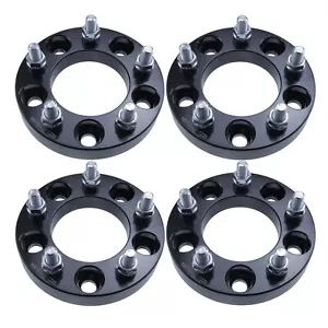 1.0" (4) 5x127 Wheel Spacers 25mm fits Jeep Wrangler JK JKU Rubicon Recon MOAB - Picture 1 of 3