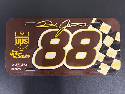 Placa de matrícula de plástico Nascar Dale Jarrett #88 Wincraft UPS Robert Yates Racing Foto 1 de 2