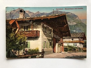 AK Garmisch Partenkirchen Bauernhaus Kramer 1916 gelaufen - Bild 1 von 2
