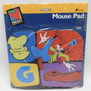 Vintage Mouse Pad: NIB Mickey Unlimited - 1996 Goofy Quadrant - Picture 1 of 1